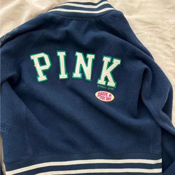 Pink varsity jacket - Picture 3 of 5